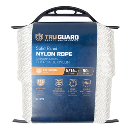 Eat-In Twisted Nylon Rope - White EA3839619